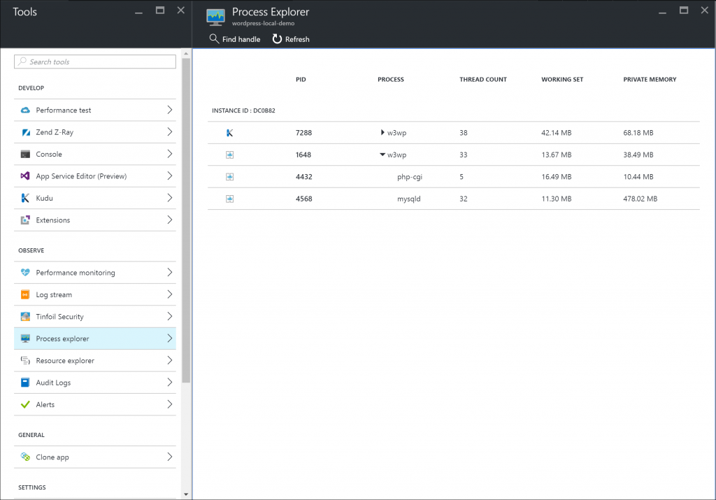 processexploreremysql