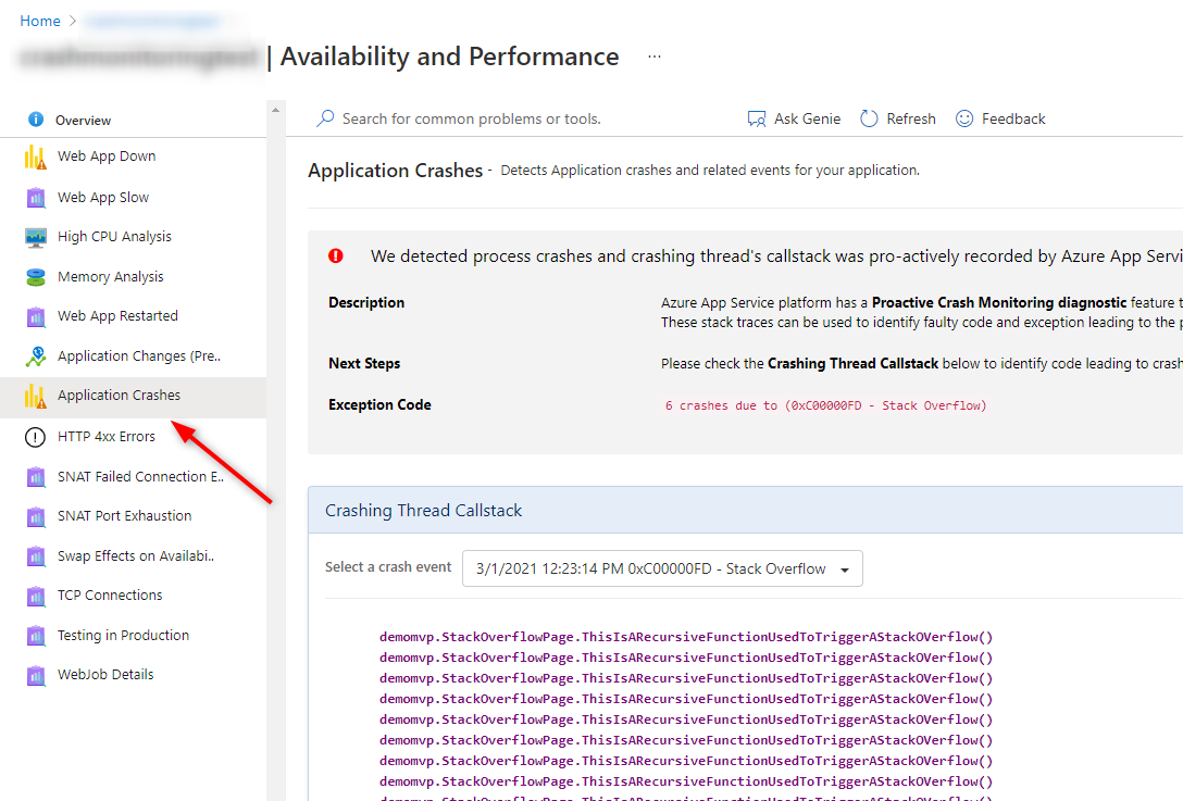 Proactive Crash Monitoring In Azure App Service Azure App Service Proactive Crash Monitoring In Azure App Service Azure App Service