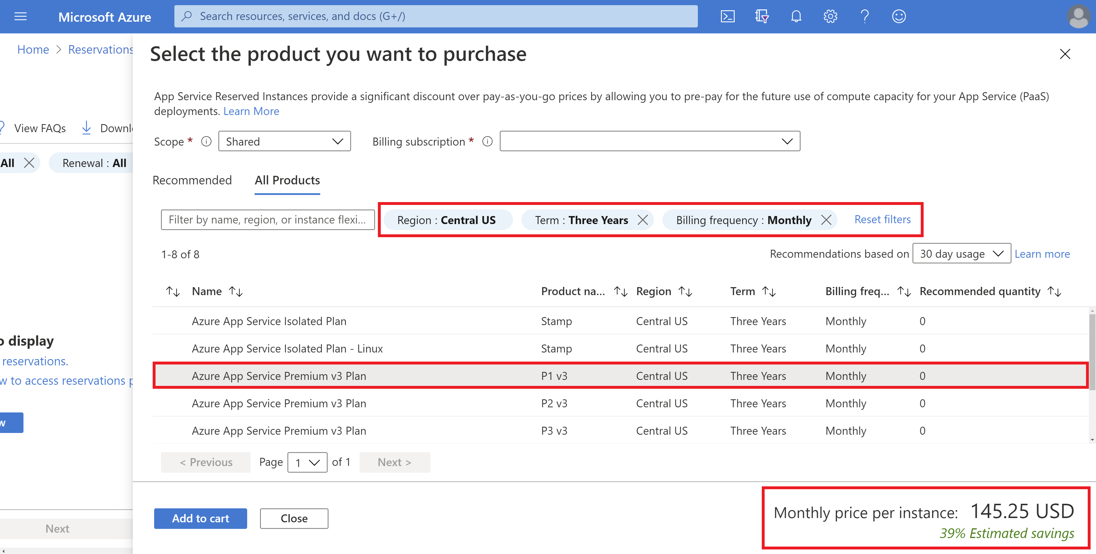 How to buy Reserved Instances - Select Windows