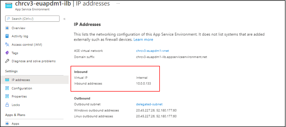 ASEv3 GA candidate IP address UI