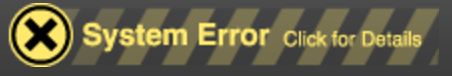 yellow system error notification