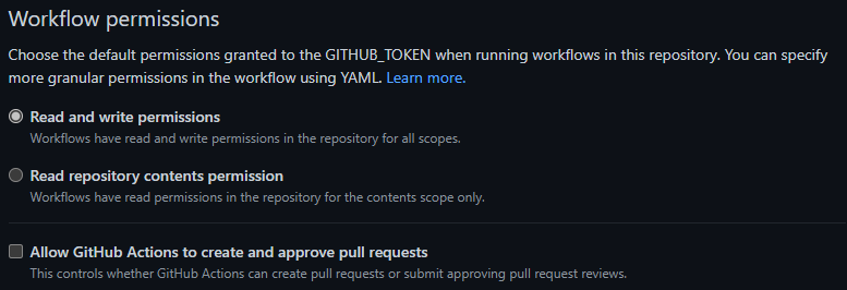 WorkflowPermissions