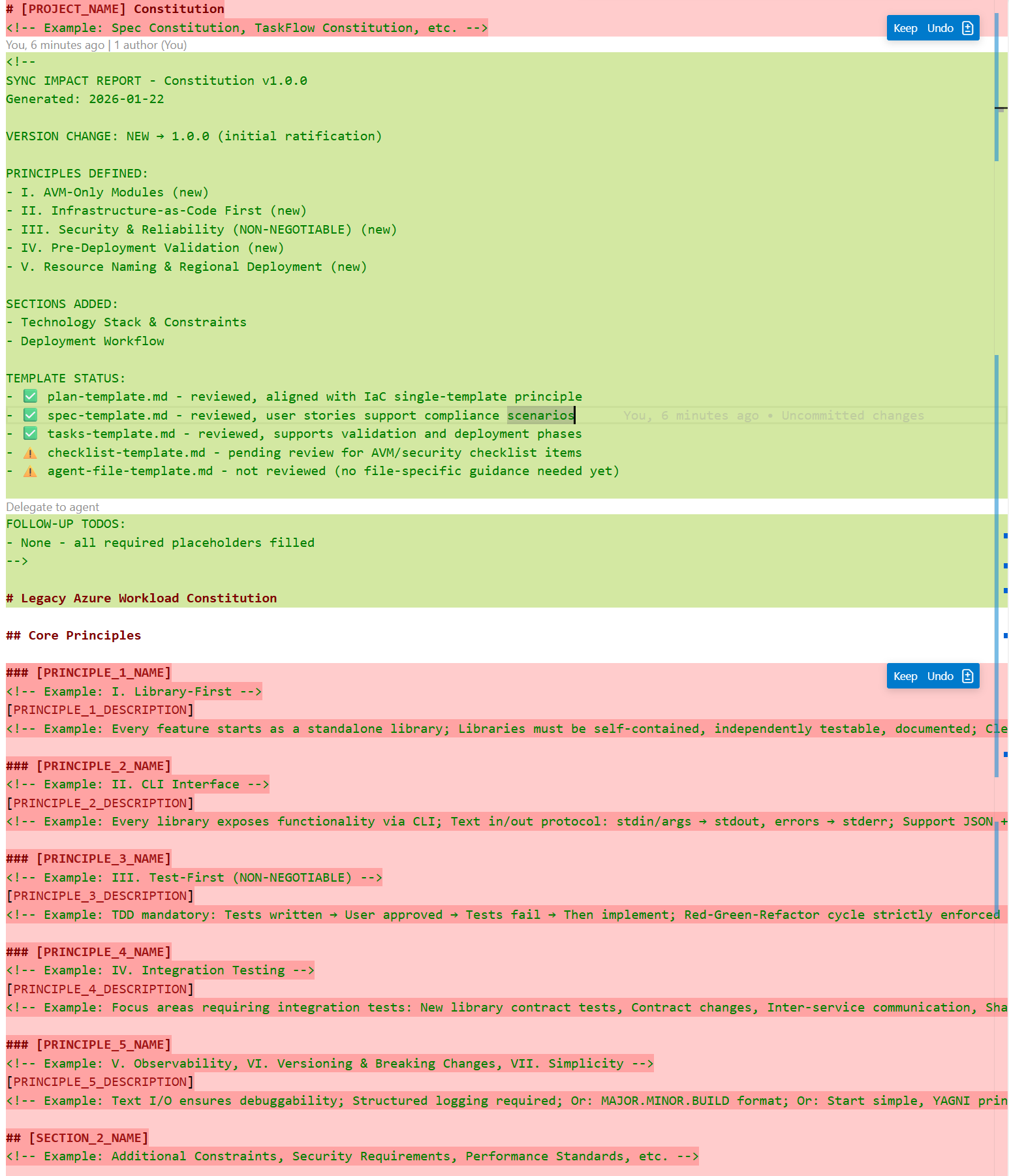 Constitution Before Approvals
