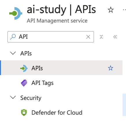 a screenshot shows the navigation to the &quot;APIs&quot; section in Azure API Management