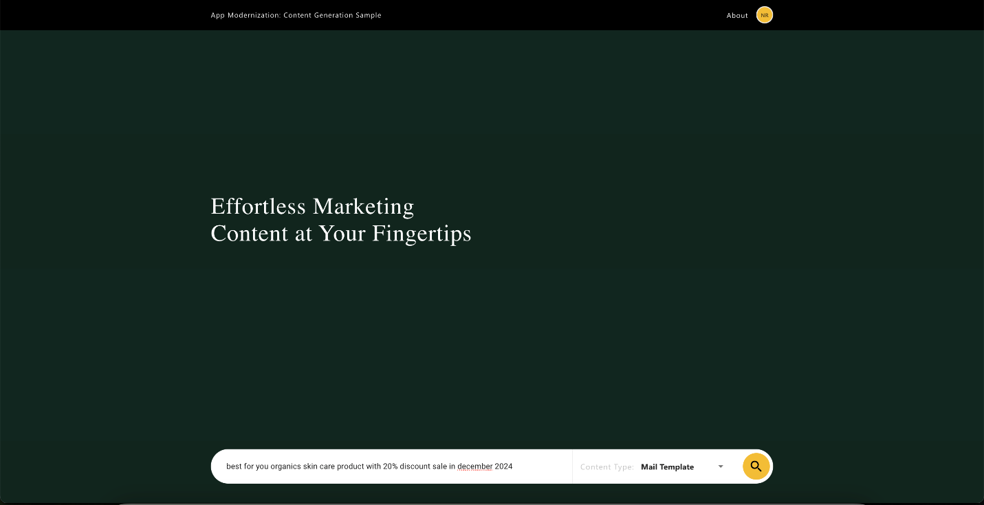 The Effortless Marketing Content at Your Fingertips screen