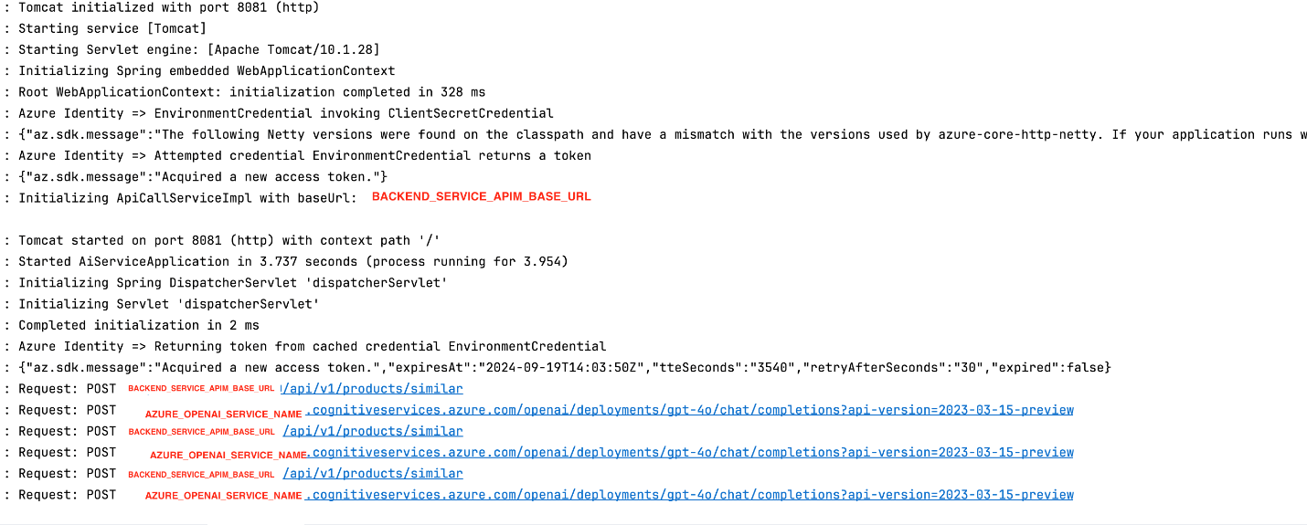 Tomcat initialized with port 8081