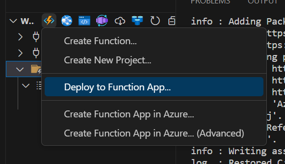 image of the Deploy to Function App button