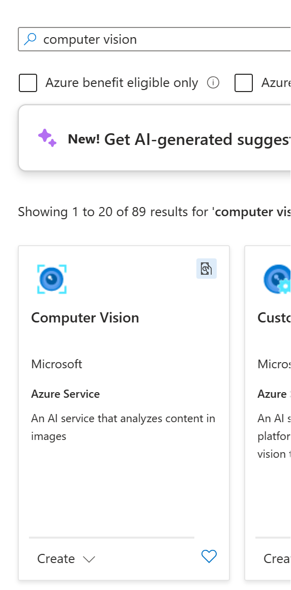 image of searching for resource group in Azure Portal