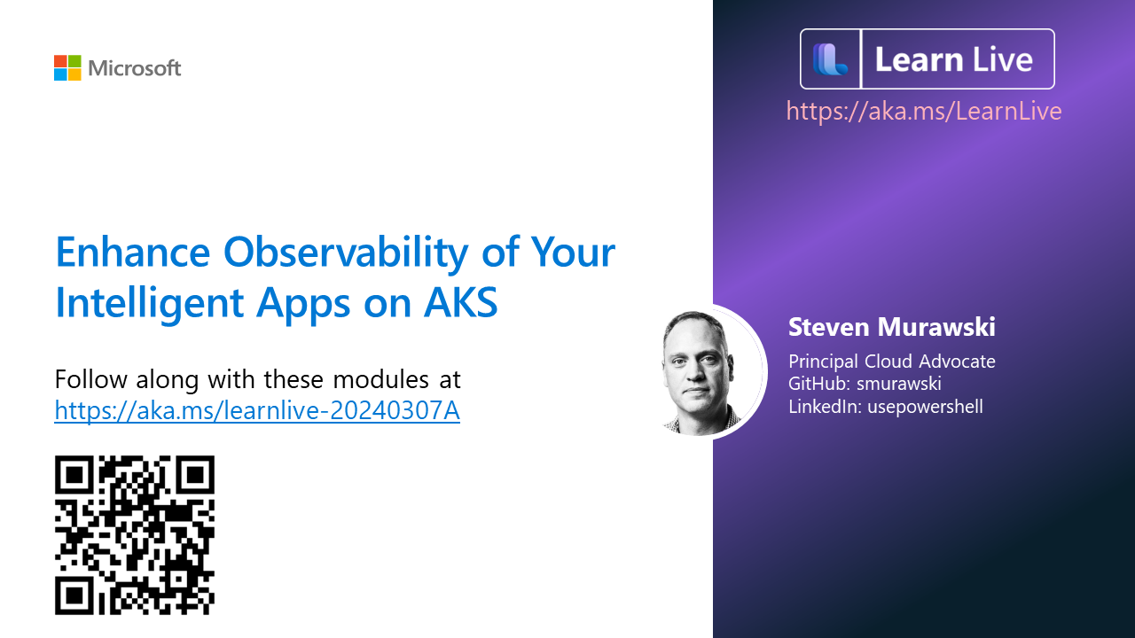 Thumbnail Image forEnhance Observability of Your Intelligent Apps on AKS
