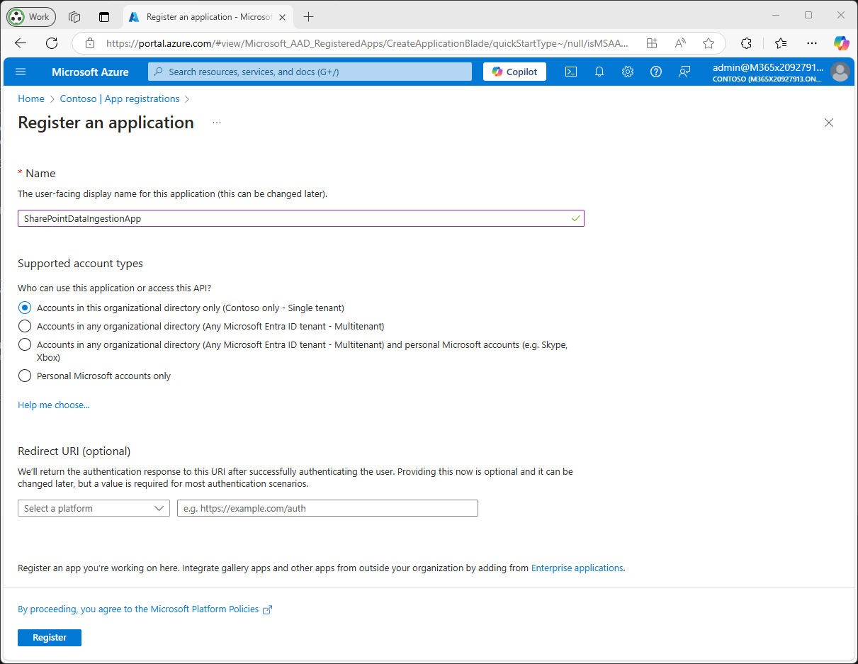Register Application