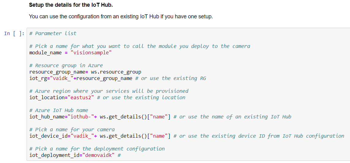 IotHub Details