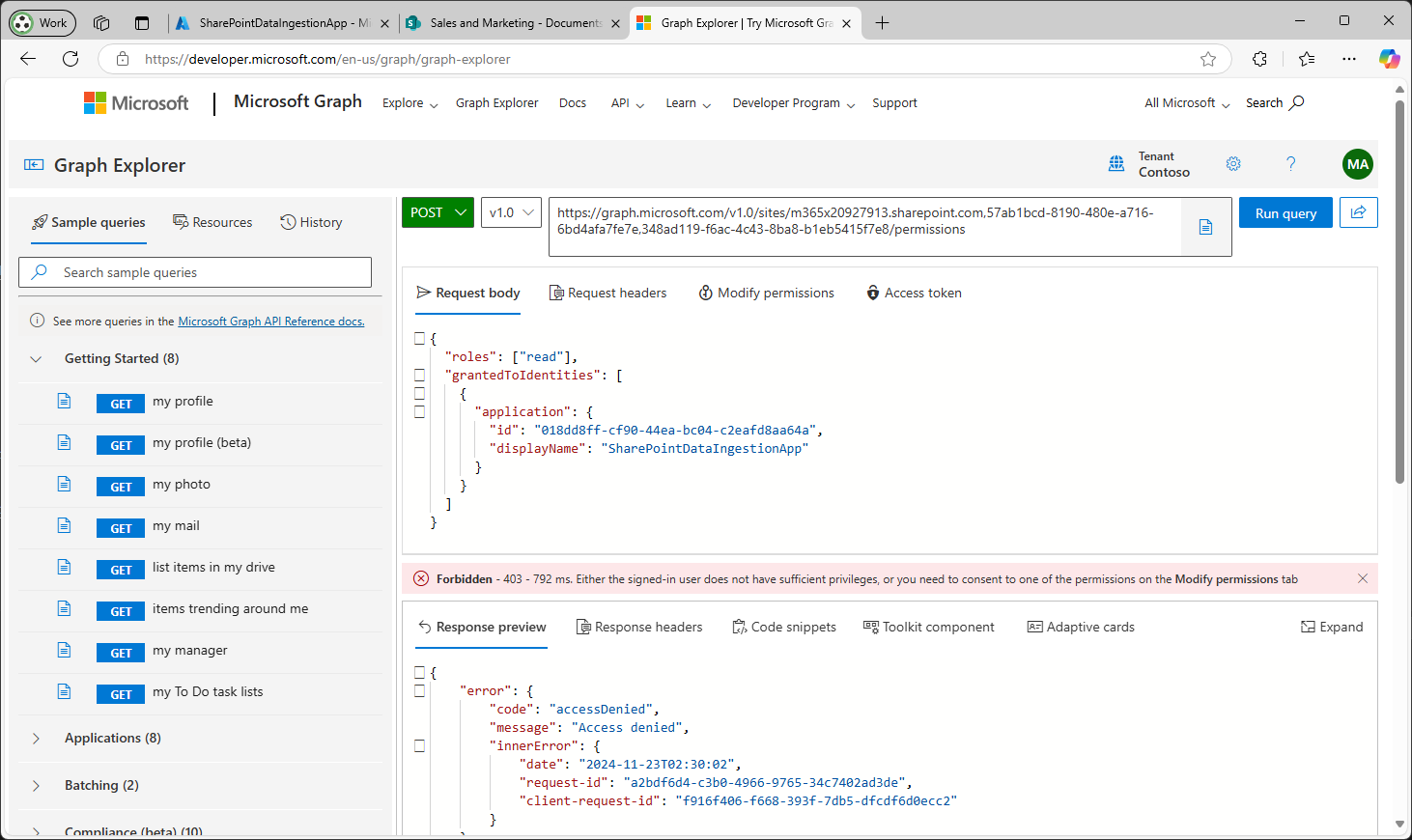 Assign Site Permissions