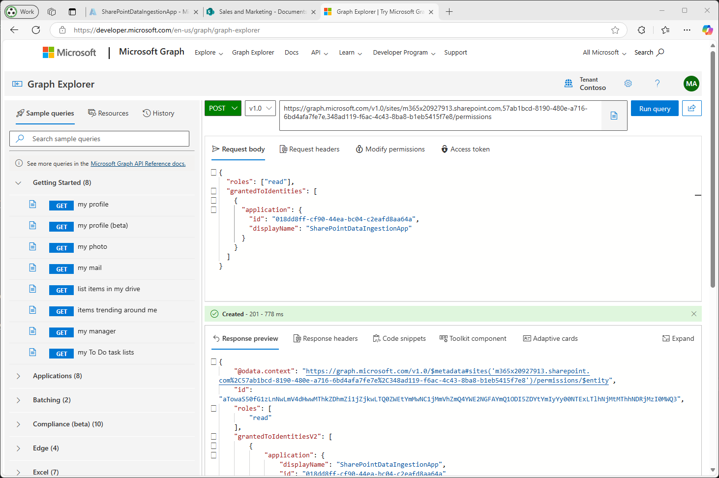 Assign Site Permissions