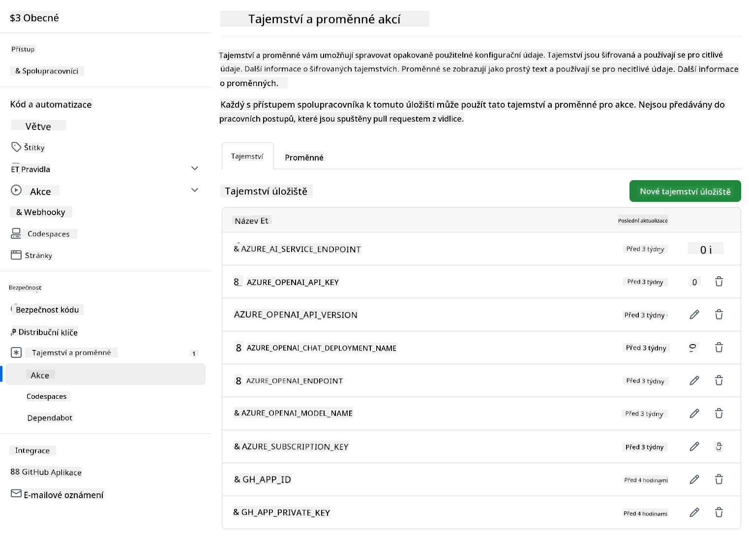 Enter environment variable name