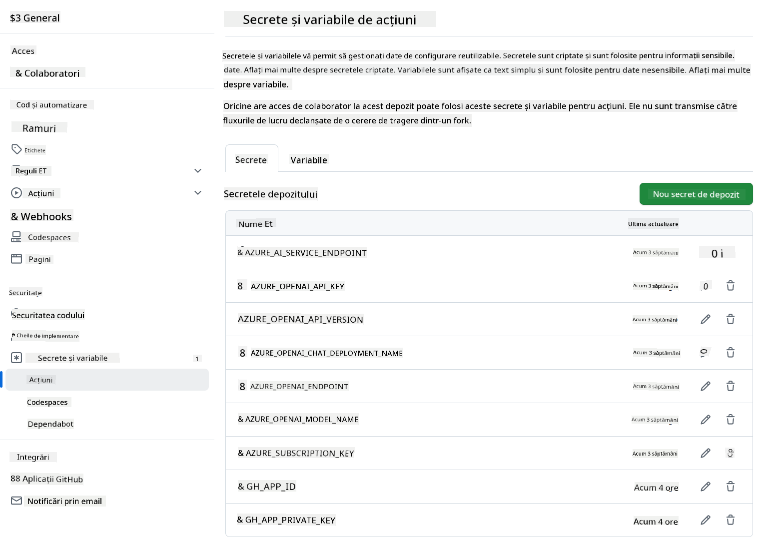 Enter environment variable name