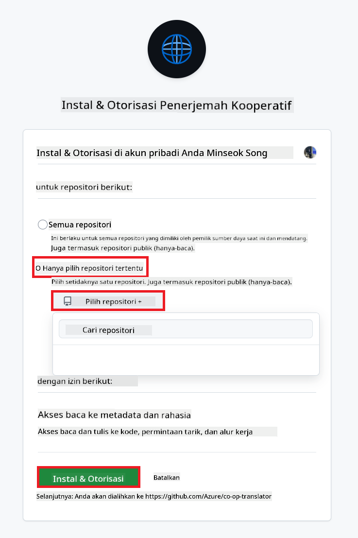 Install authorize