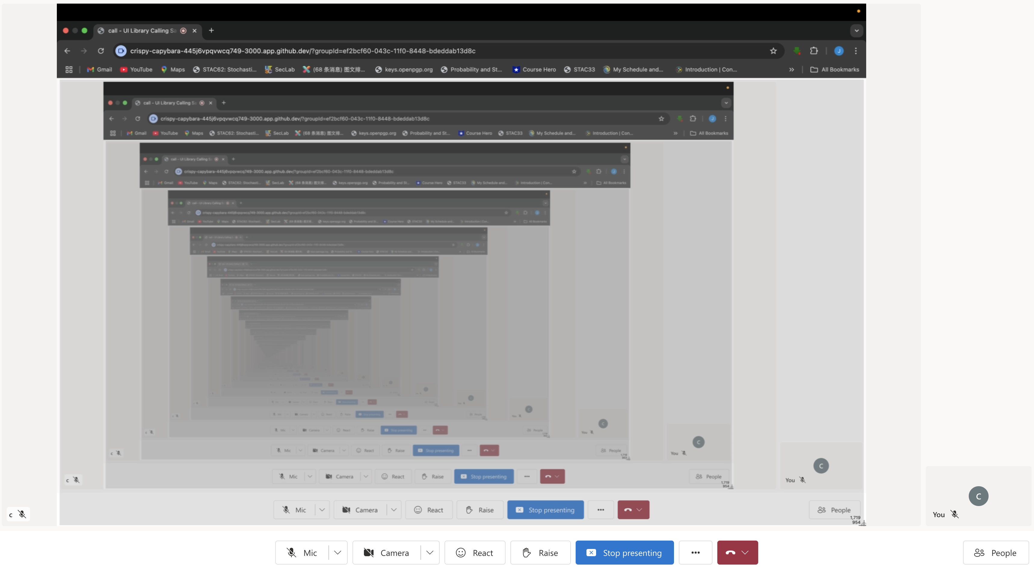Screenshare Recursive @storybook/core - Storybook