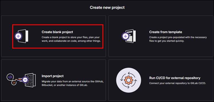 GitLab-New-Project