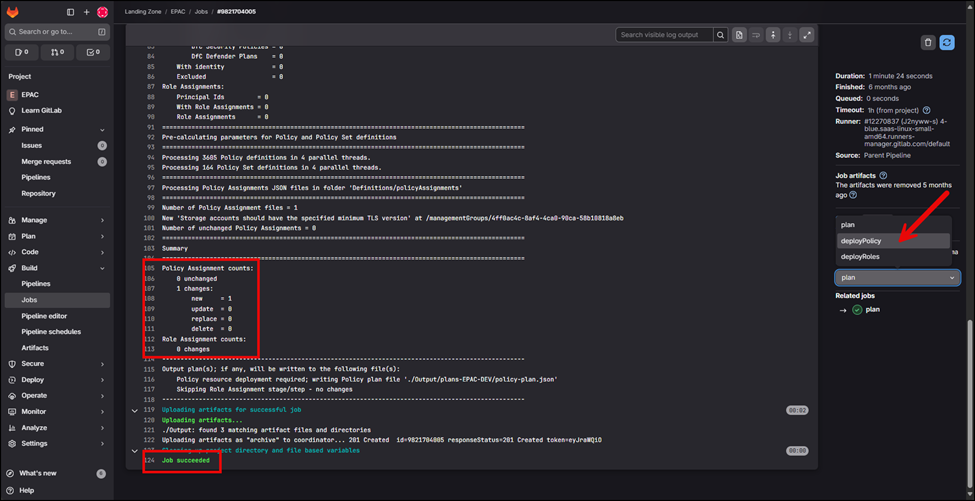 GitLab Running The EPAC GitLab Pipeline