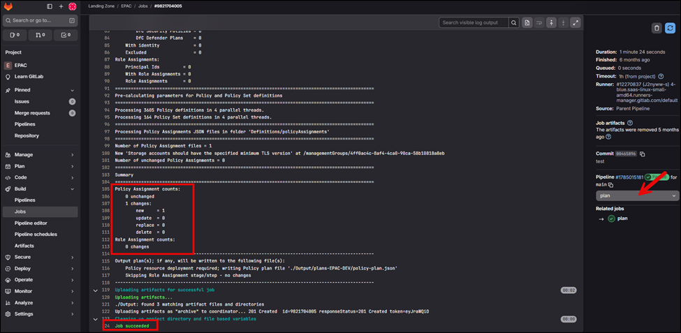 GitLab Running The EPAC GitLab Pipeline
