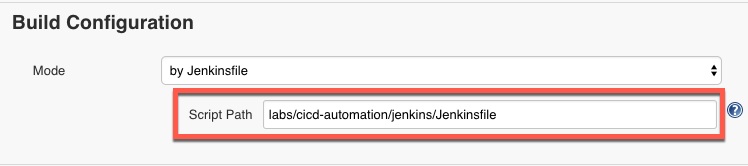 Jenkins Branch Config