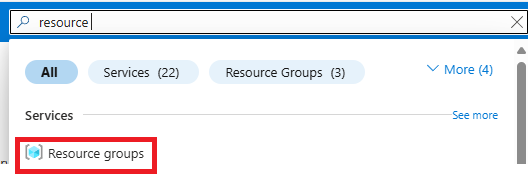 Search - Resource Groups