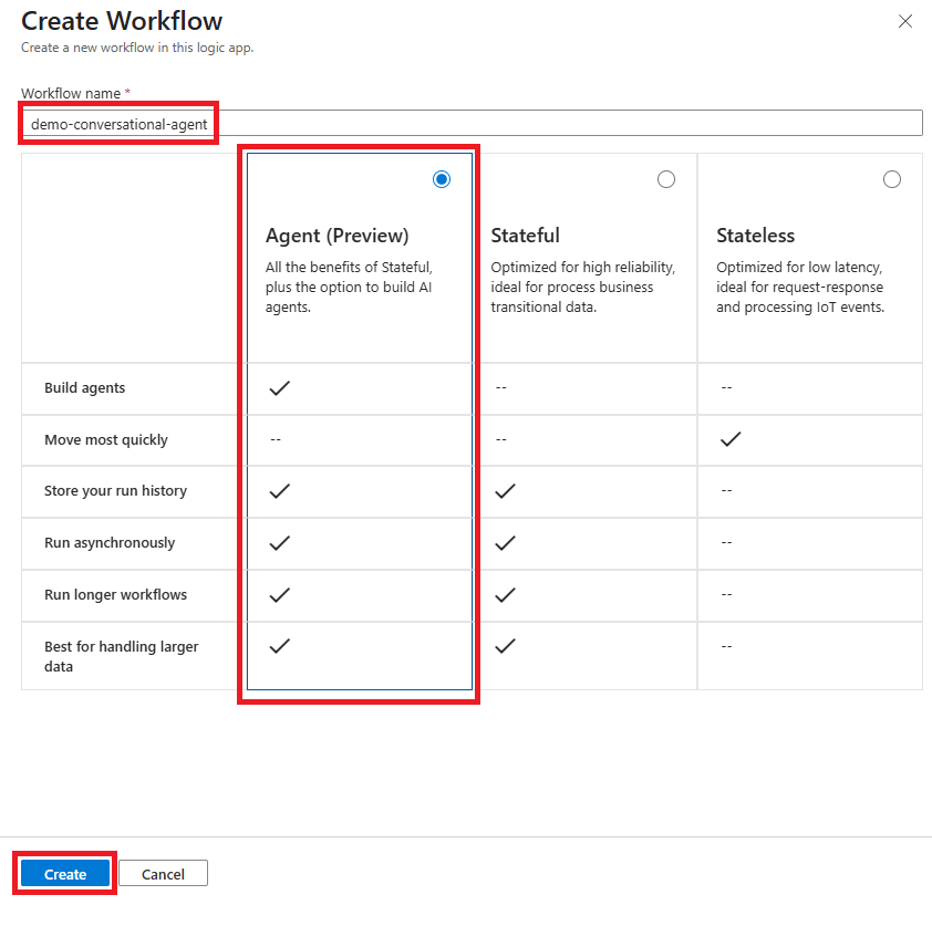 Create Agent Workflow