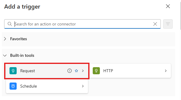 Trigger Activity Request
