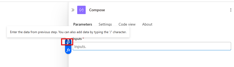 Compose Input Option