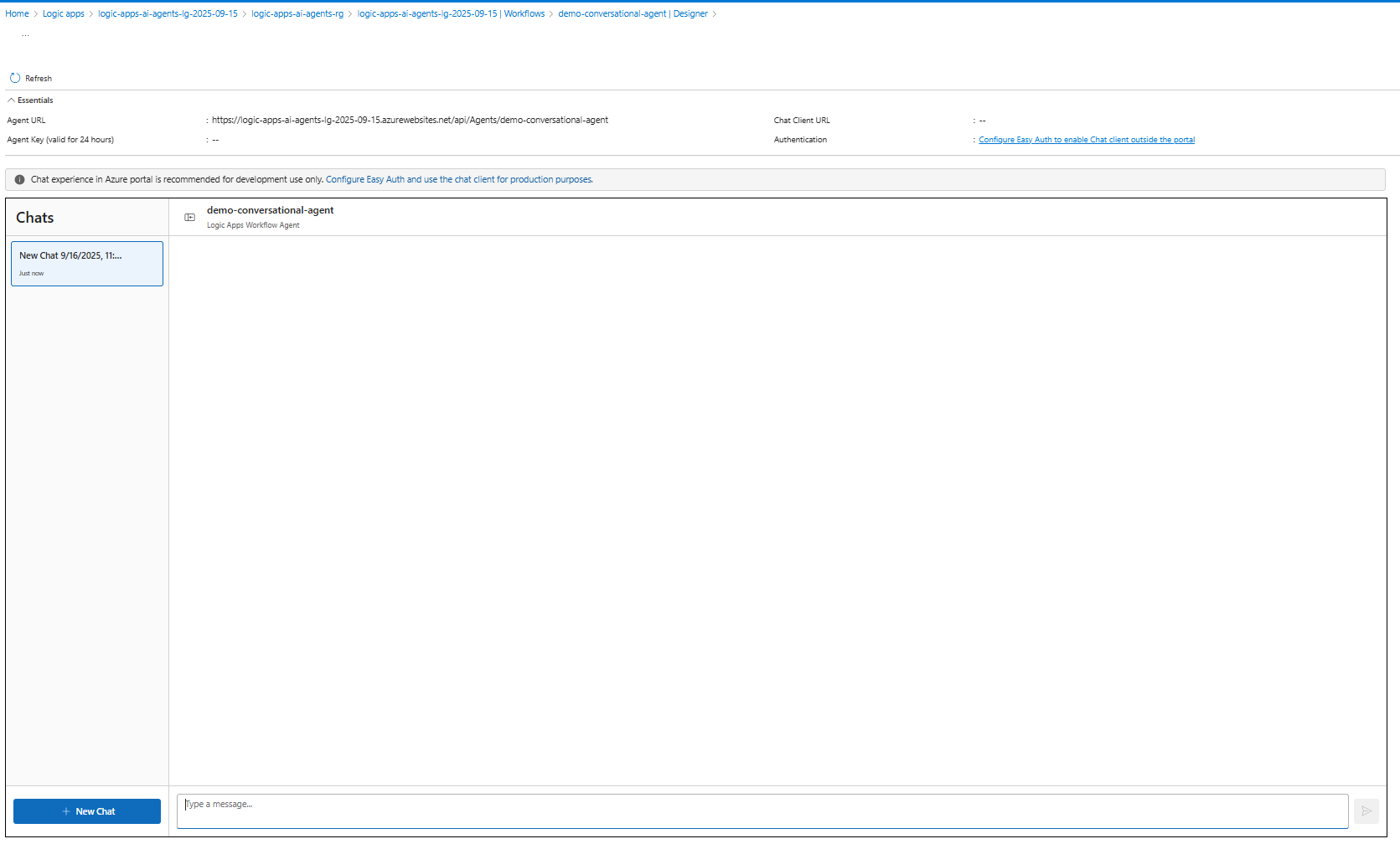 Workflow Chat Playground