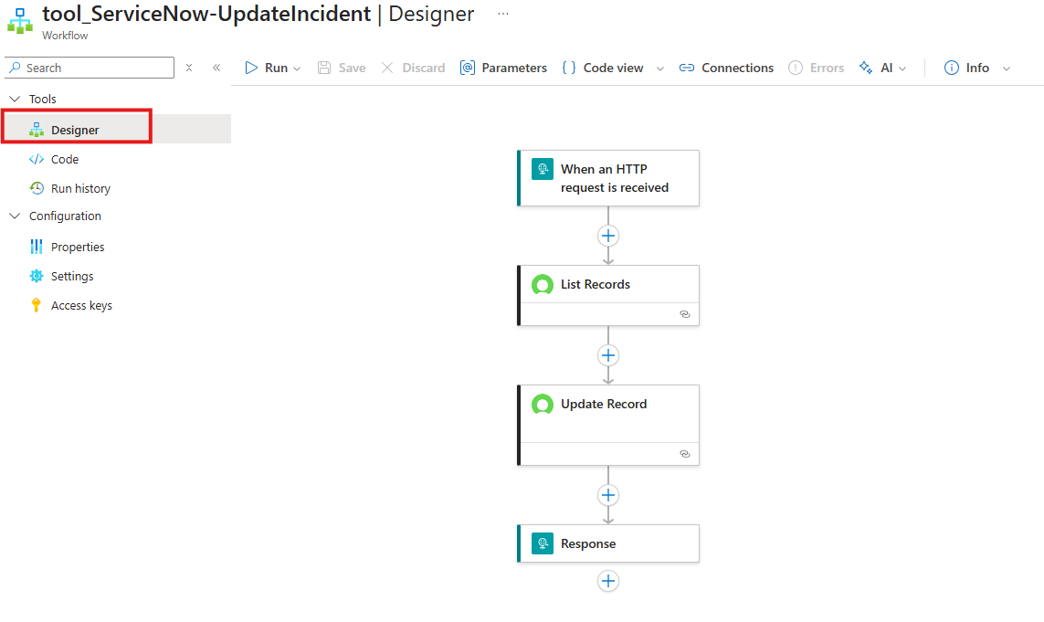 Review Workflow using Designer
