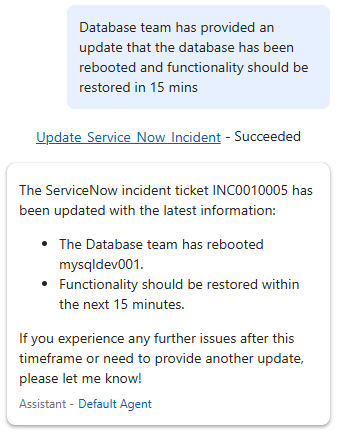 Prompt 2 Resonse - Incident Updated
