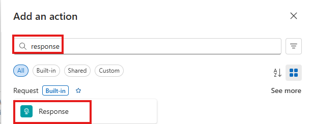 Search Activity Response