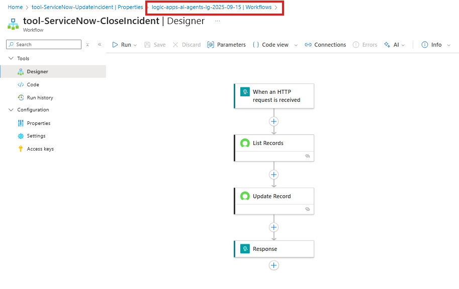Return to workflows