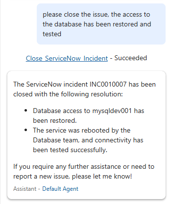 Prompt 2 Response - Incident Closed