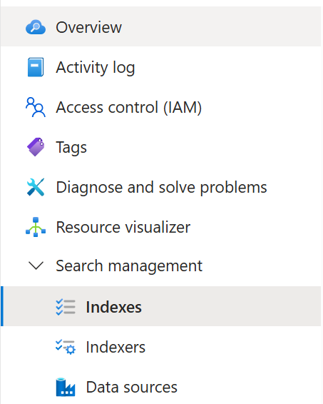 Screenshot shows Indexes button.