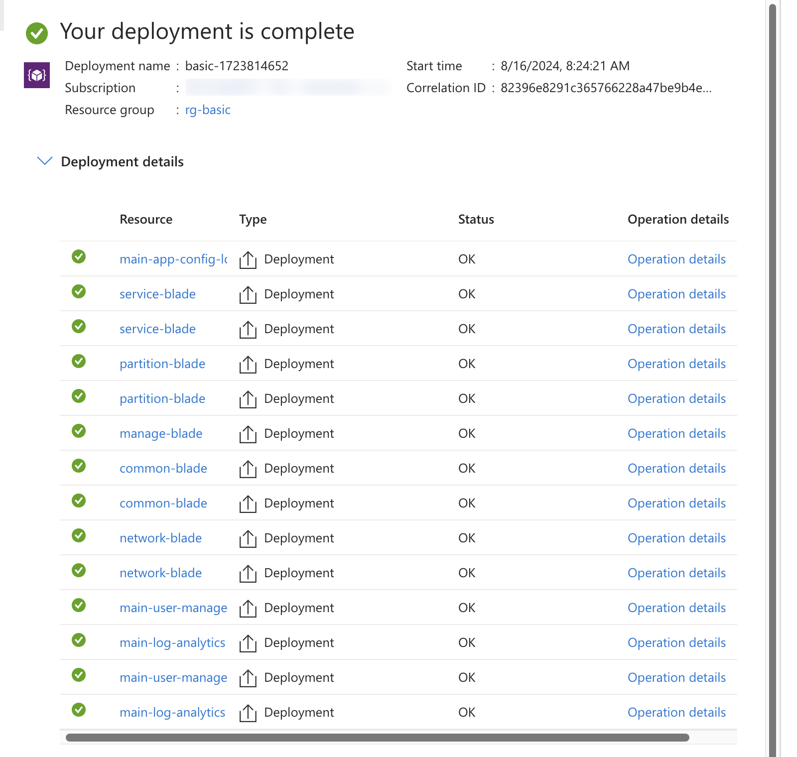 Infrastructure Deployment